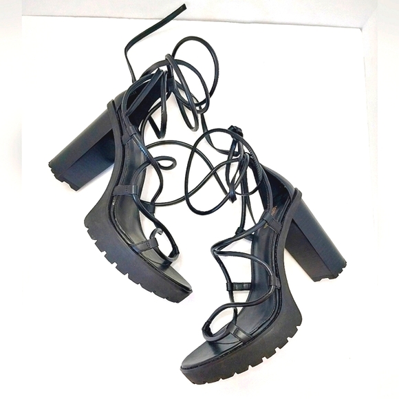 Michael Kors Vero‎ Lug Platform Sandals, NEW, Size 10 - Picture 1 of 13